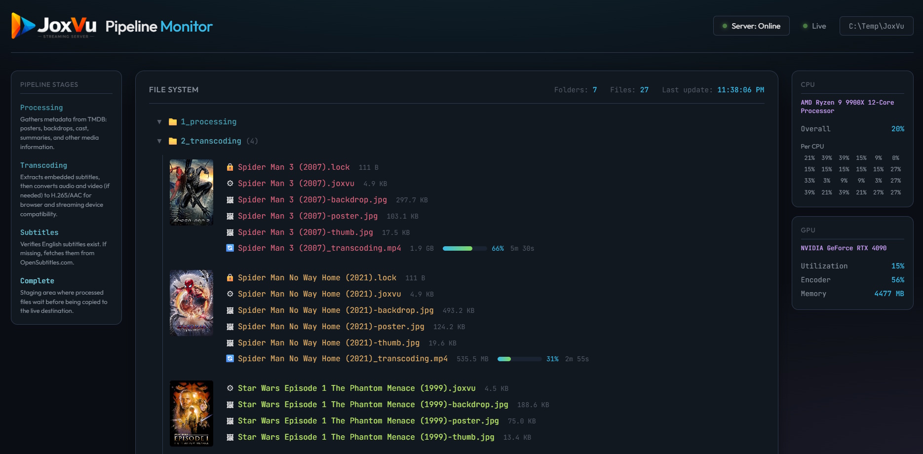 JoxView Normalization Process